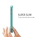 Samsung Galaxy S6 Edge Case: Stalion® Slider Series Matte-UV Textured Sliding Style Protective Hard Case (Teal/Splash)