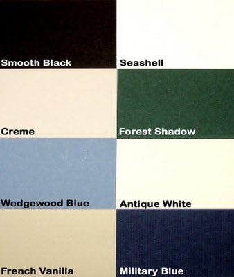 Logan Graphic M100-2 Palette Pre-Cut Mats, Smooth Black - 5 X 7