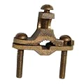 Morris 91656 Morris Products 91656 Lay-In Direct Burial Rebar Clamp, 90 Degrees, Copper, 1/2"-1" Size