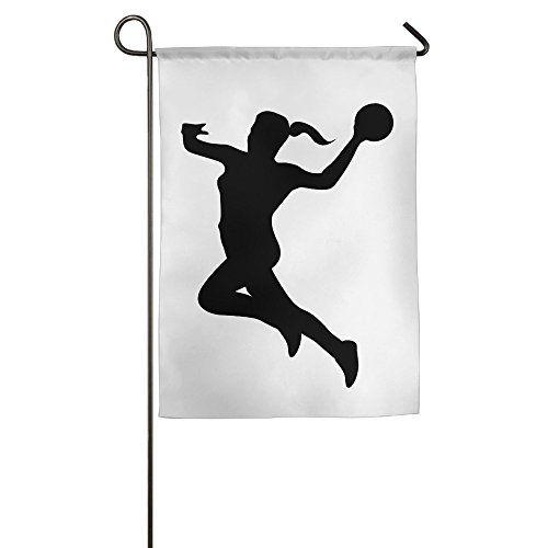 Handball Female Vertical Flag 100% Polyester Single-Layer Polyester 27x37inch Custom Funny House Flags Decorative Flags For Home Decoration