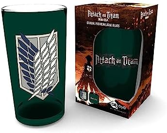 Abystyle Attack On Titan Scout Symbol Glass, 400 ml Capacity price in ...
