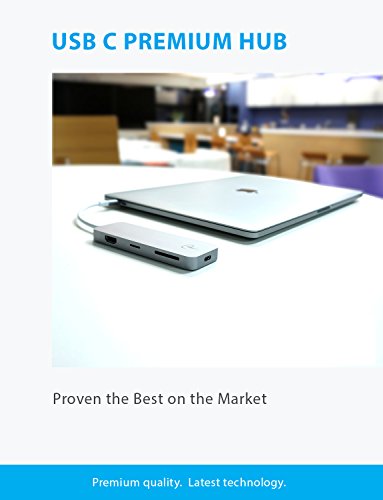 image for CharJenPro USB C Hub for Apple MacBook Air 2018, MacBook Pro 2018, 201
