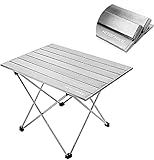 HITORHIKE Camping Tables with Aluminum Table Top