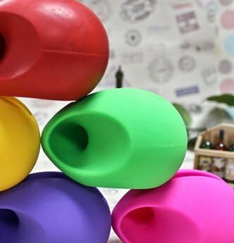 Elesell(TM) New Egg Shaped Stander Music Audio Loud Speaker Amplifier Silicone Rubber for iphone 6(4.7")(Green)