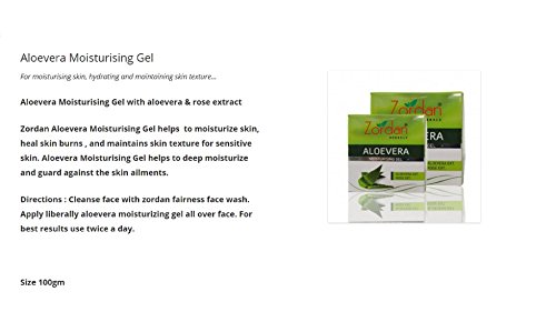 zordan aloe vera moisturizing gel