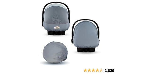 Amazon Com Summer Cozy Cover Sun Bug Cover Glacier Gray The Industry Leading Infant Carrier Cover Trusted By Over 2 Million Moms Worldwide For Protecting Your Baby From Mosquitos Insects