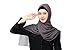 Uphily Lightweight Muslim Hijab Cap Chiffon Islamic Hijab Long Scarf Head Shawl