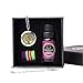 Aromatherapy Necklace - Tree of Life – Free Lavander Essential Oil Bottle -Essential Oils Diffuser - 25mm Diameter Surgical Stainless Steel Locket/Pendant w/24” Chain + 10 Aromatherapy Refill Pads