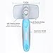 GEEPET Self Cleaning Slicker Brush for Dogs and Cats - Easy to Clean Pet Grooming Brush Removes Mats and Loose Hair with Minimal Effort and Comfort - Suitable for Long or Short Hair (Small-Medium)