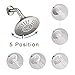 HOMELODY Shower Tub Kit, Tub and Shower Trim Kit (Valve Included) with 5-Spray Shower Head, Single-Handle Tub and Shower Faucet Set, Brushed Nickel