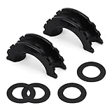 Shackle Isolator Kit, YITAMOTOR Shackle Washers for 3/4 Inch Shackle 2 PCs Shackle Isolator and 4 PCs Washer, Rattling Protection Shackle Cover