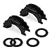 YITAMOTOR Pack of 2 D-Ring Shackle Isolators Washers Kit Fits 3/4 Inch Shackle 2PCs Shackle Isolators and 4PCs Washers Rattling Protection Shackle Cover