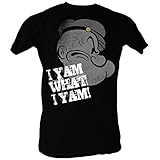 Popeye Profile I Y'Am Adult T-Shirt Tee