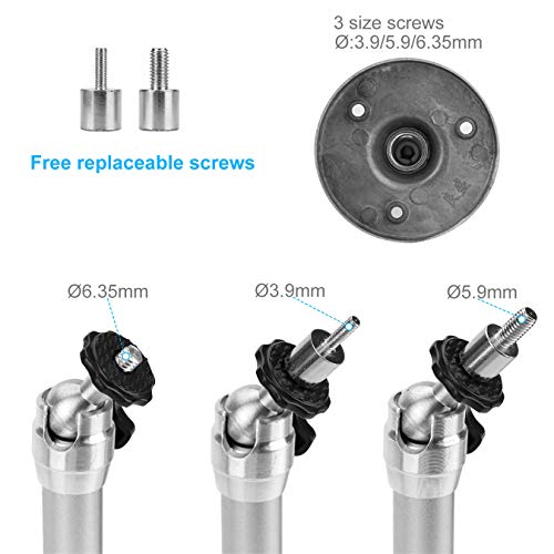 MvToe Mini Ceiling Wall Mount Projector Bracket Holder - for Anker, AAXA Technologies, Artlii, QKK, DR.J Upgrade, DBPOWER, LoongSon, APEMAN and Most Other Mini Projector(175mm)