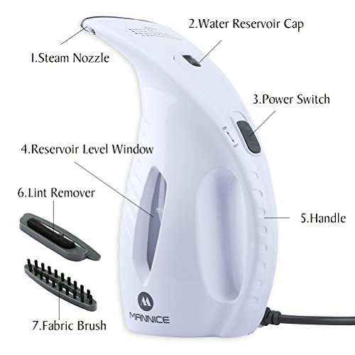 Portable Handheld Travel Garment Steamer for Clothes Great Ironing Sterilizing Cleaning Helper