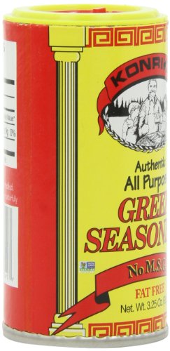 Konriko - Greek Authentic Seasoning 2.5 oz (Pack of 6) - Wheat Free - Gluten Free - No MSG
