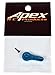 Apex RC Products Blue Aluminum Clamping Servo Horn 25T Futaba / Savox 8003