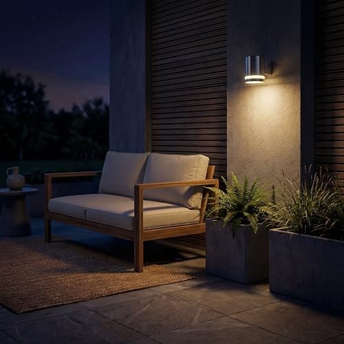 Applique murale solaire extérieure - Sans fil - IP44 - Étanche - 35 lm - Éclairage de jardin - Lampe extérieure murale - 10.030.77