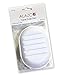 1 ALAZCO Travel Soap Dish Large Oval Container Box Case White Great for Home School Gym