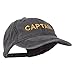 e4Hats.com Captain Embroidered Low Profile Washed Cap - Black OSFM