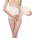 Breathable Elastic Waist Trimmer Abdominal Binder Post-Pregnancy Belly Band Tummy Compression Postpartum Postnatal Recovery Support Girdle Slimming Invisible Waist Trainer Belt for Women and Maternity