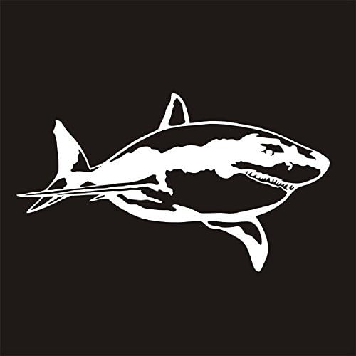 PVC3829 Great White Shark Sticker DC3042 Windshield Decal Window Car IPad Mac Motorcycle Luggage Skateboard