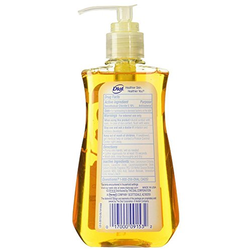 Dial Gold with Moisturizer Antibacterial Hand Soap 7.5 oz (Pack of 12)
