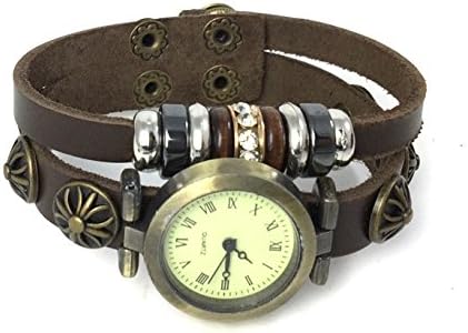 Leather Bracelet For Men And Women By Warehouse 400 (Steampunk Watch Women's 7.75")