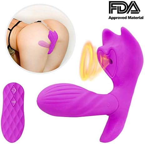 sulele 10 Frequency Wireless Remote Rechargeable Waterproof Sucking Butterfly Viberate Adults Toys for Women,Home & Indoor