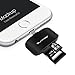 SD Card Reader iPhone, Suntrsi Apple Micro SD Card Reader iPad/iPhone, Tail Camera Card Reader to SD Card Camera Reader - Supports Card Reader Writer iPhone (Black)