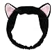 GEOOT Makeup Cat's Ear Hair Band (Black)