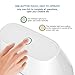HOMEMAXS Dehumidifier, 700ml Portable Dehumidifier, Super Quiet Air Electric Dehumidifier with Auto Shut Off Function for Bedroom Bathroom Office Closet Wardrobe Basement Office (Up to 220 sq ft)