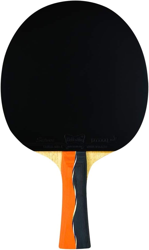Butterfly Nakama S-1 Table Tennis Racket – Professional ITTF Approved Ping Pong Paddle – Sriver Rubber – Carbon Ping Pong Paddle – 2 Ping Pong Balls Included : Sports & Outdoors