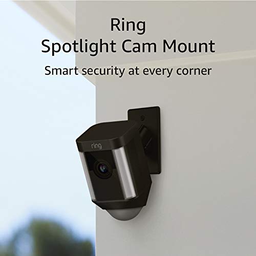 Ring Spotlight Cam Mount Hardwired HD Security Camera Black