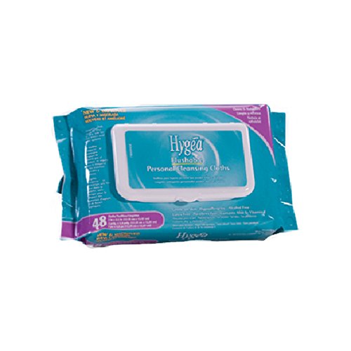 Hygea Flushable Wipes (1/Pack of 48) Industrial & Scientific