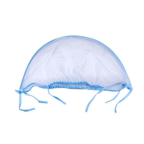 Topwon Universal Full Cover Baby Mosquito Net / Insect Mesh Netting Fits Most Strollers Bassinets, Cradles Chair seat and Car Seats Safe Elastic Design - Blue