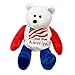 God Bless America US Flag American Patriotic Plush Stuffed Teddy Bear Doll (8.25