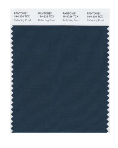Pantone 19-4326 TCX Smart Color Swatch Card, Reflecting Pond