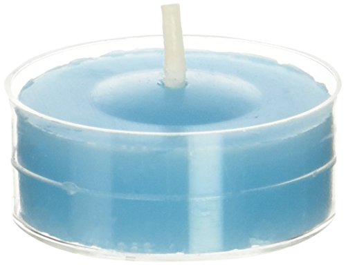 Zest Candle 50-Piece Tealight Candles, Turquoise Blue