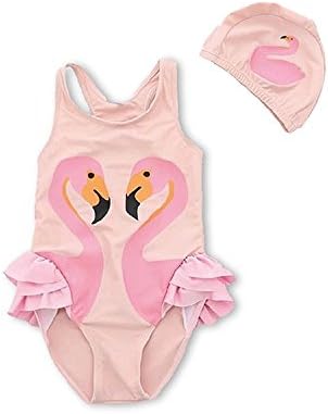 子供水着 80 ブランド激安セール会場 90 100 110 1 130 140cm 女の子欧米風 ジュニア水着 動物柄 水着ワンピース キッズ 練習水着 水着ビキニ水着 女の子 2点セット 水着体型カバー 可愛い