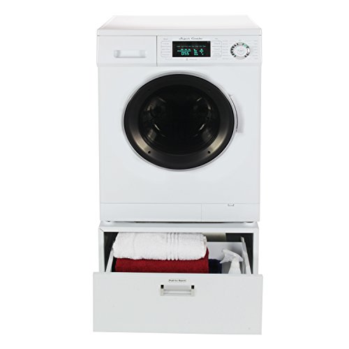Equator Super Combo Washer-Dryer EZ 4400 11 " High Pedestal with Storage drawer, in White - Thumbnail 7