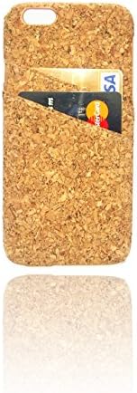 naturaism Cork iphone 7 Plus Case (2 Pockets for Cards) 5.5 Inch Natural Wood Cork 1-Piece Hard Case Cover (iPhone 7 Plus)