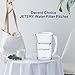 JETERY 8-Cup Water Filter Pitcher, Long-Lasting Fast Filtration(200 Gallon) Patented ACF Military Technology, Cool Water Purifier Pitcher