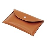 LENTION Split Leather Sleeve Pouch for MacBook Accessories (Wireless Mouse, Apple Laptop Power Adapter for MacBook Air, MacBook 12, MacBook Pro 13 and Small Items), Travel Storage Bag Case (Brown)
