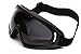 ALLMILL UV Protection Outdoor Sports Ski Glasses Windproof Snowmobile Bicycle Motorcycle Protective Glasses Ski Goggles-CS Army Tactical Goggles (Grey)