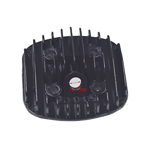 NAVARME Black 47mm Cylinder Head Set For 80CC Motorized Bicycle Bike Engine Parts