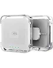 Surdarx Anti-Lost Transparent Cover Case for Square A-SKU-0485 Contactless Chip Card Reader with 3.5mm Headset Jack or Lightn Connector, EMV Chip Cards/Apple Pay, Shockproof Protective Case