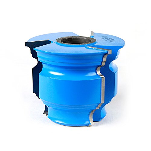 Amana Tool SC668 Carbide Tipped 3-Wing Base Molding 29/64 R x 4-9/64 D x 3-5/16 CH x 1 & 1/4 Bore Shaper Cutter