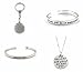 4x Bangle Bracelet Necklace Keychain Family Love 