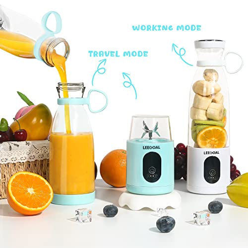 Portable Blender, Personal Blender for Shakes and Smoothies, 20oz Portable Blender USB